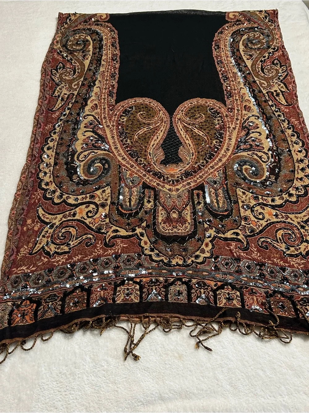 N/A beaded paisley